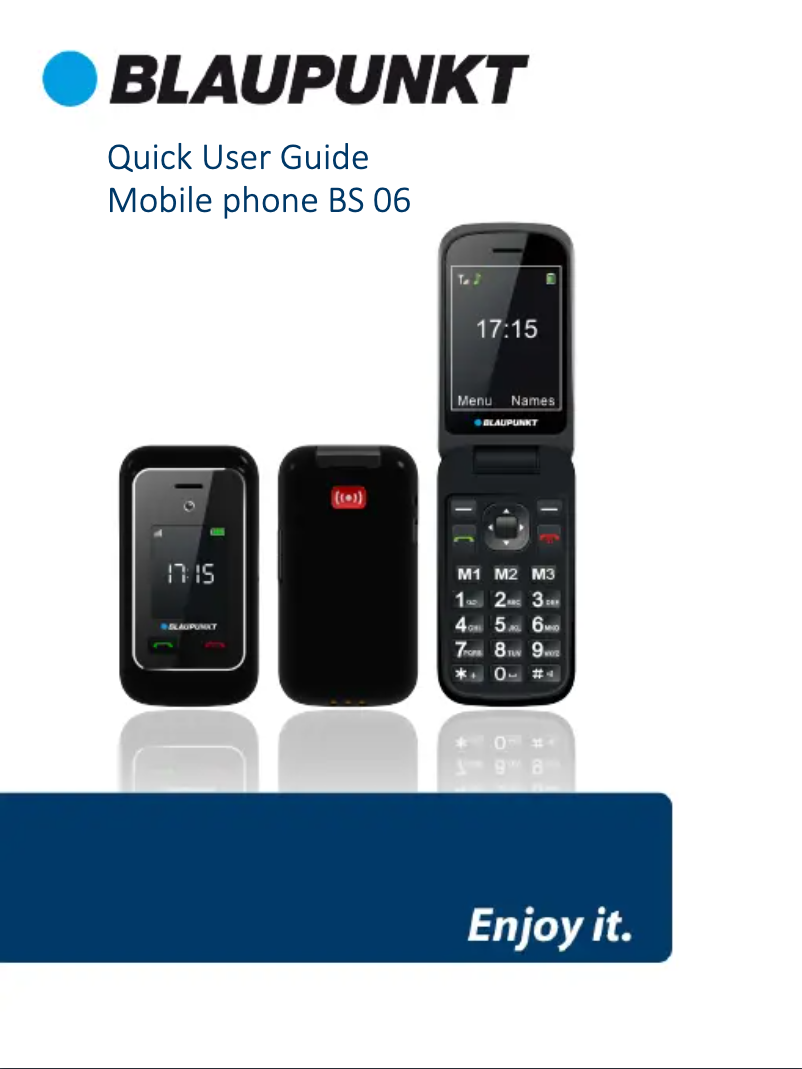 Imagen de la primera página del manual del dispositivo BS 06