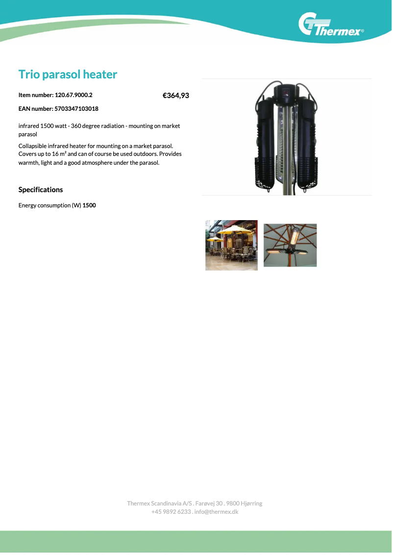 Image de la première page du manuel de l'appareil Trio