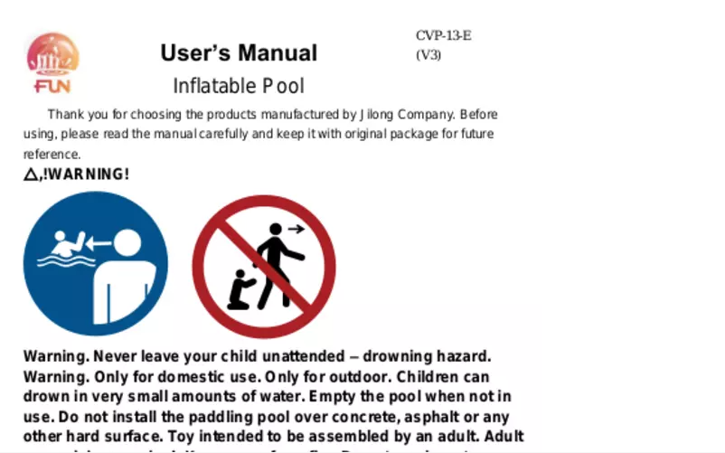 Page 1 de la notice Manuel utilisateur JILONG JL097009NPF