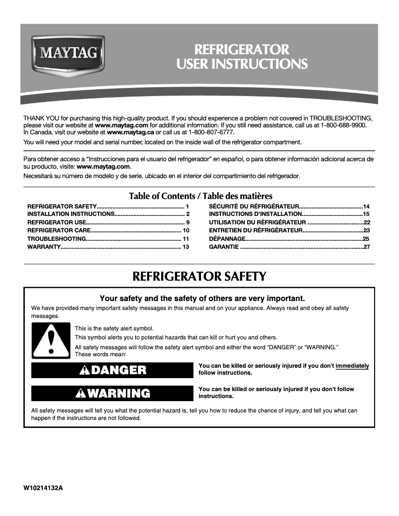 Image de la première page du manuel de l'appareil M8RXEGMXS