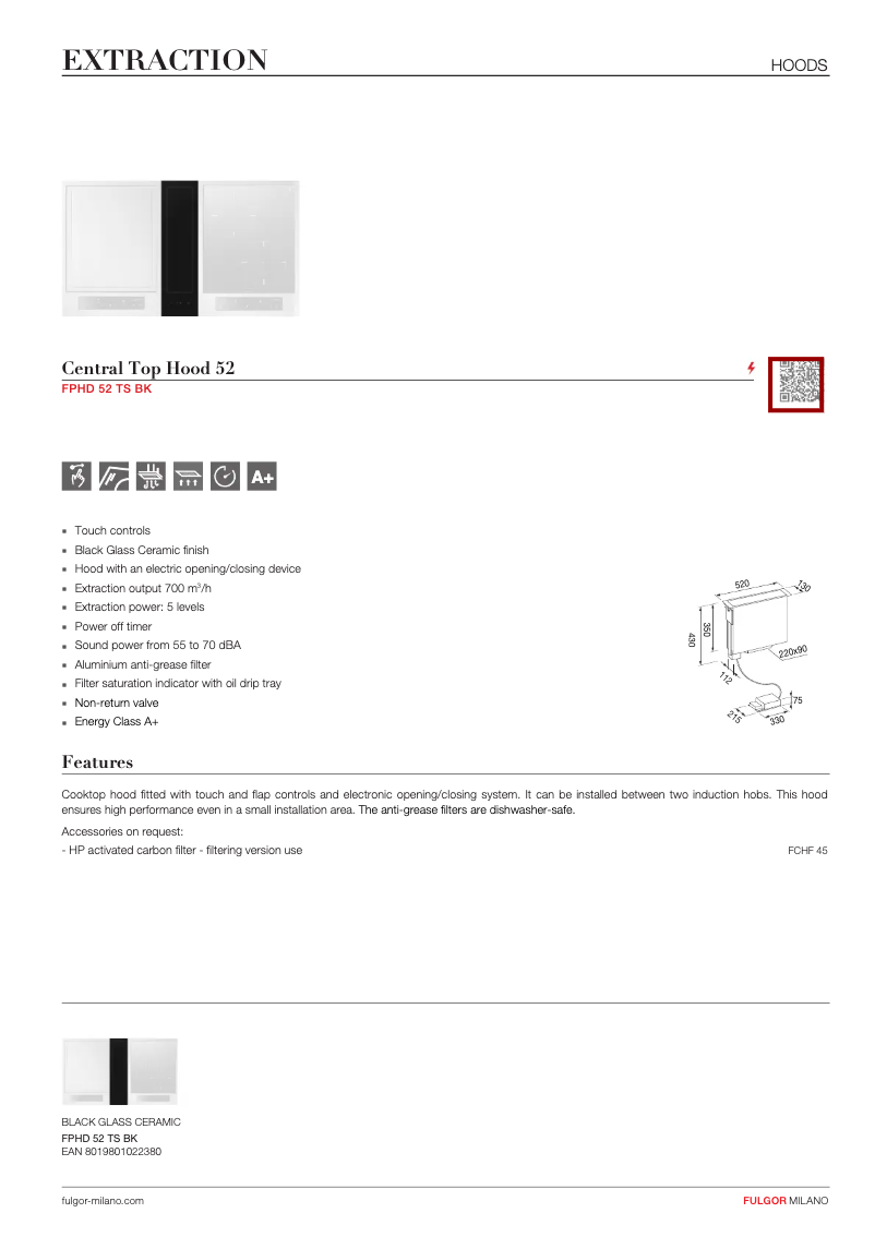 Image de la première page du manuel de l'appareil FPHD 52 TS BK