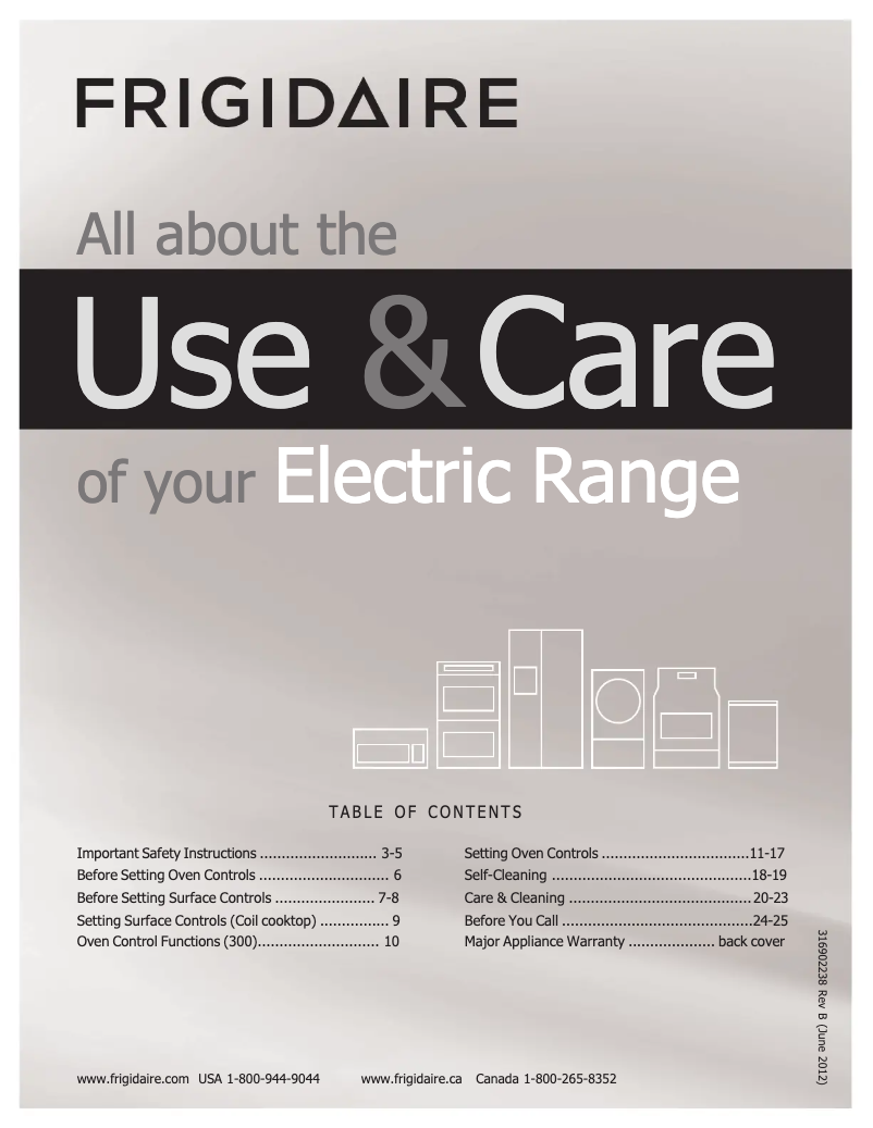 Page n°1 - Manuel utilisateur Frigidaire LFEF3016NB