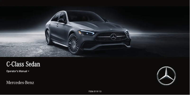Page 1 de la notice Manuel utilisateur Mercedes-Benz C-Class Sedan (2023)