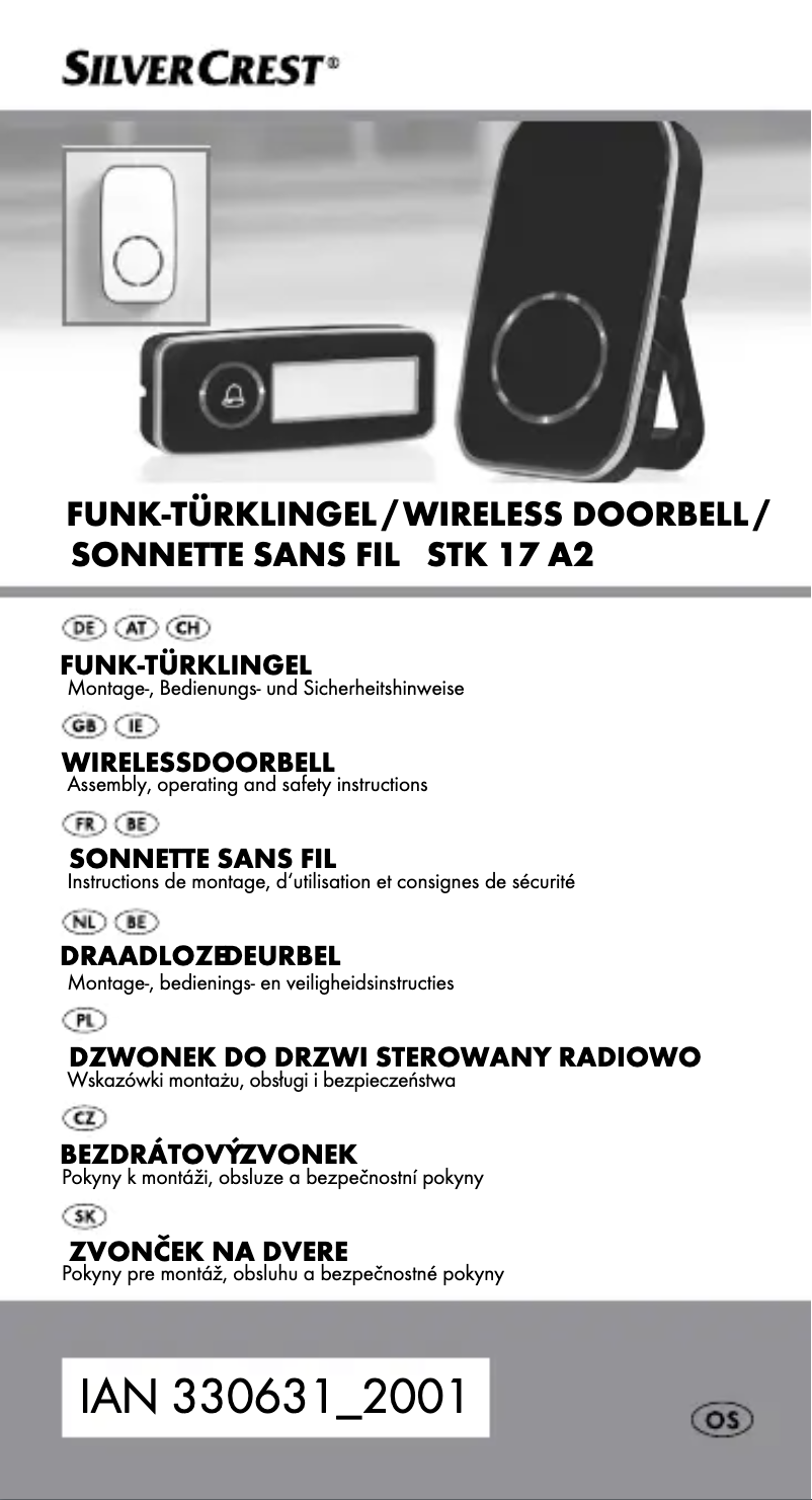 Page 1 of the manual User Manual SilverCrest STK 17 A2