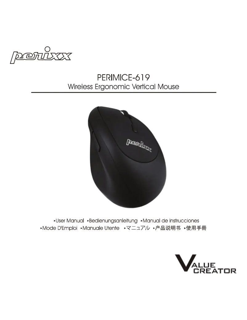 Page n°1 - Manuel utilisateur Perixx PERIMICE-619