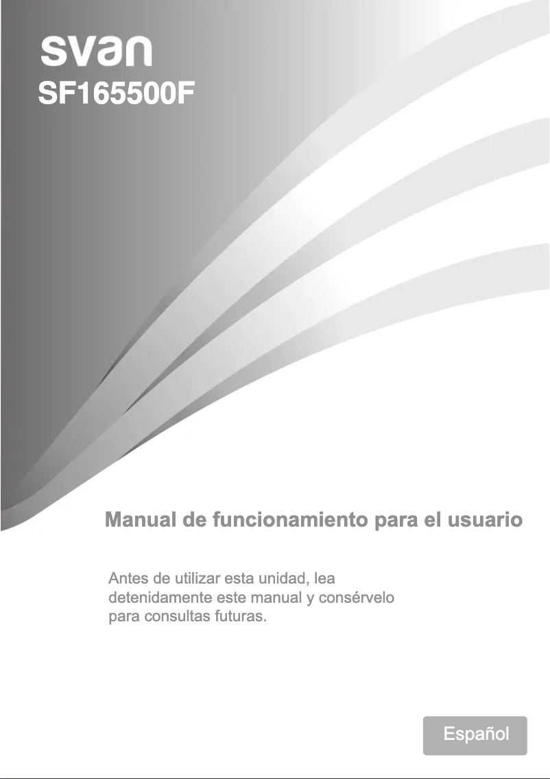 Page 1 de la notice Dessin technique SVAN SF165500F