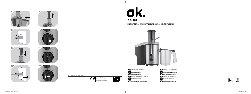 Image de la première page du manuel de l'appareil OPJ 103