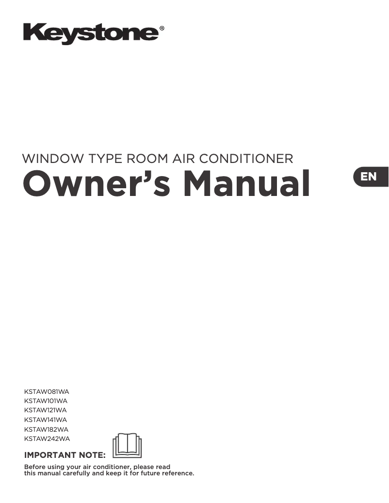 Page n°1 - Manuel utilisateur Keystone KSTAW182WA