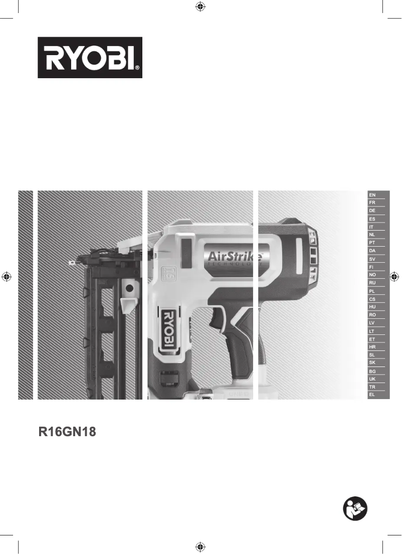 Page 1 of the manual User Manual RYOBI One+ R16GN18