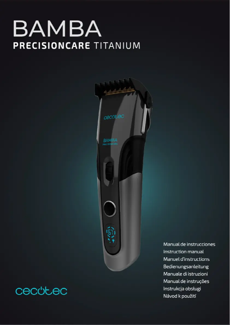 Image de la première page du manuel de l'appareil PrecisionCare Titanium