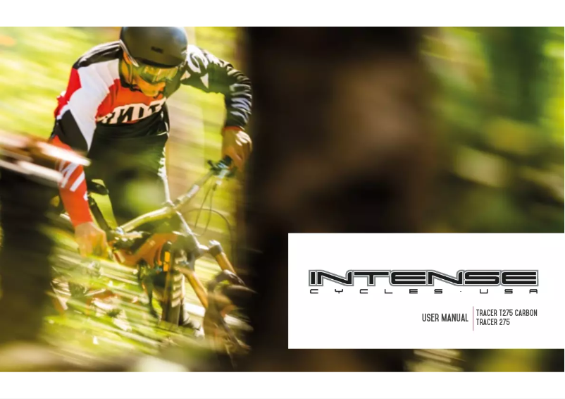 Page 1 de la notice Manuel utilisateur Intense Tracer 275 (2016)