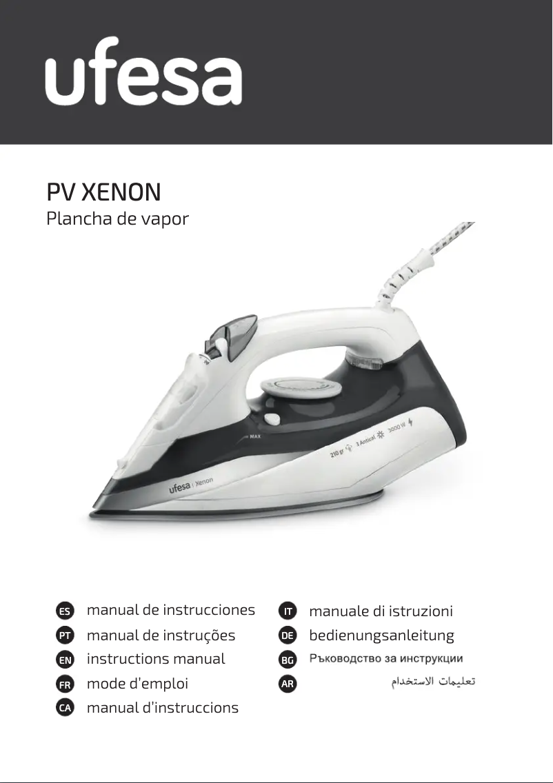 Page n°1 - Manuel utilisateur Ufesa Xenon