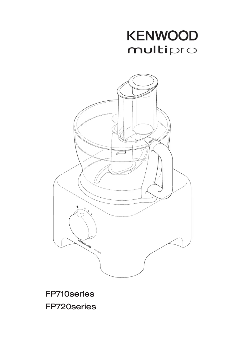 Page n°1 - Manuel utilisateur Kenwood FP710