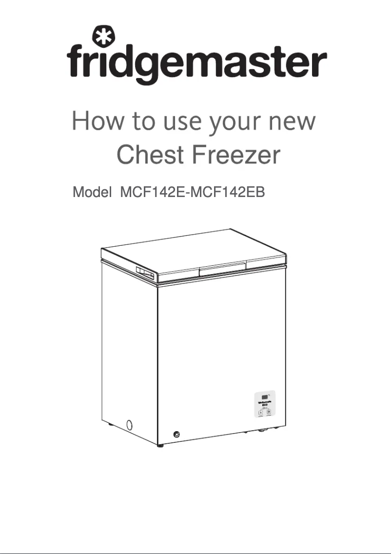 Page 1 de la notice Manuel utilisateur Fridgemaster MCF142E
