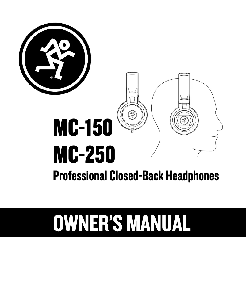 Page 1 de la notice Manuel utilisateur Mackie MC-250