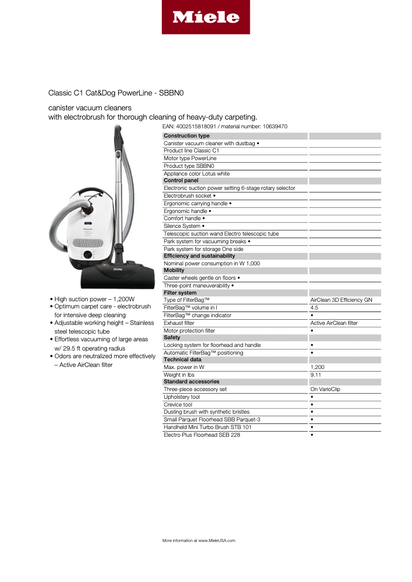 Image de la première page du manuel de l'appareil Complete C1