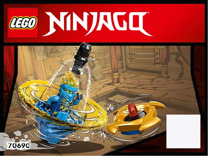 Page 1 de la notice Manuel utilisateur Lego Ninjago 70690
