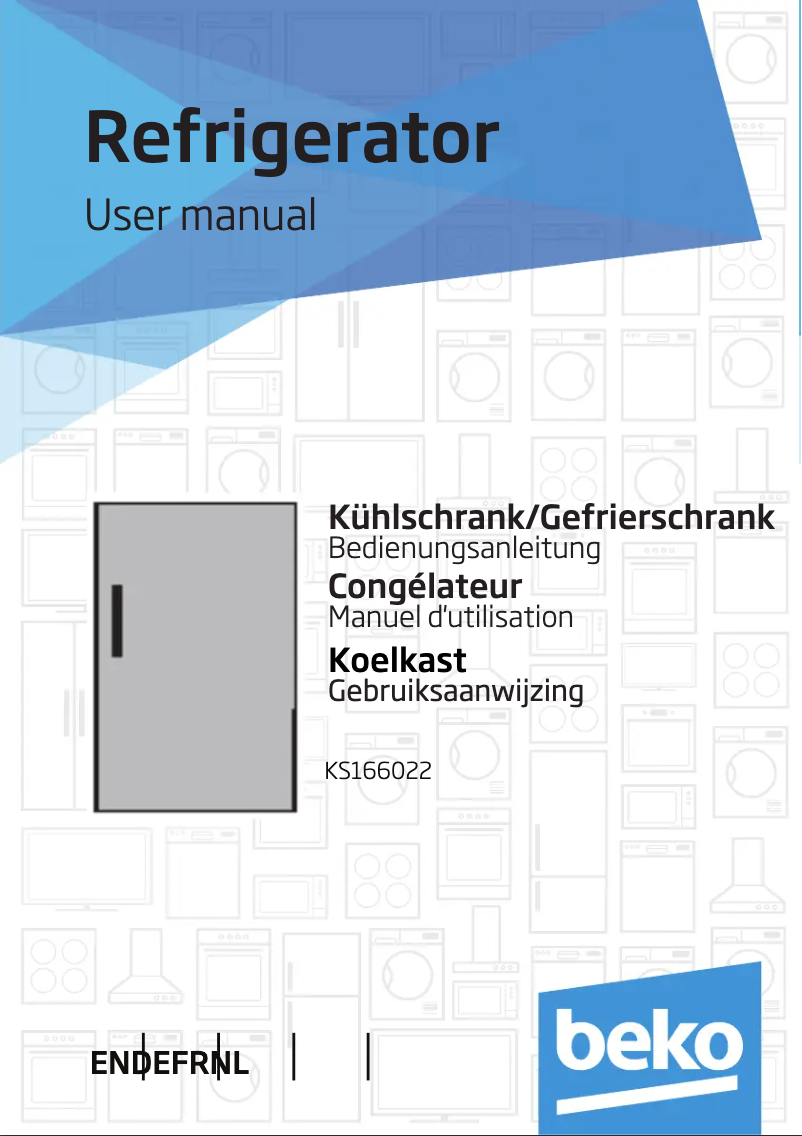 Page n°1 - Manuel utilisateur Beko KS166022