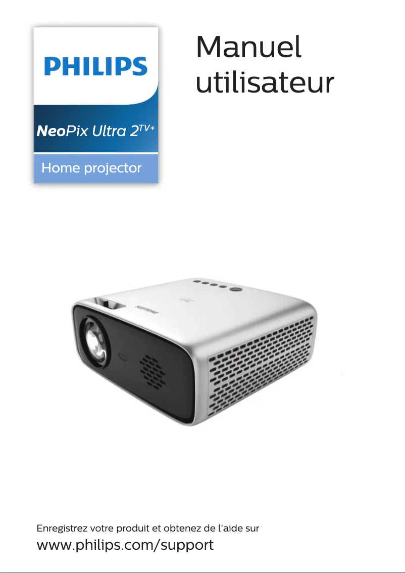 Page 1 de la notice Manuel utilisateur Philips Neopix Ultra 2Tv+ NPX644