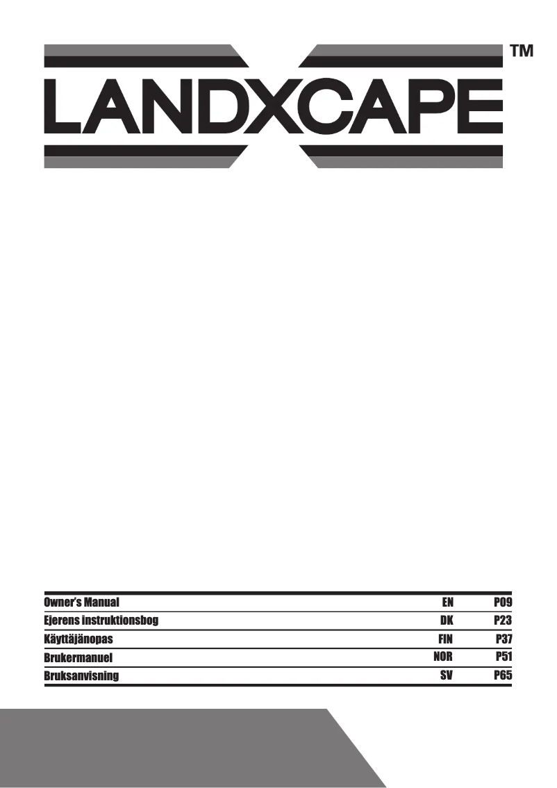 Image de la première page du manuel de l'appareil Landxcape