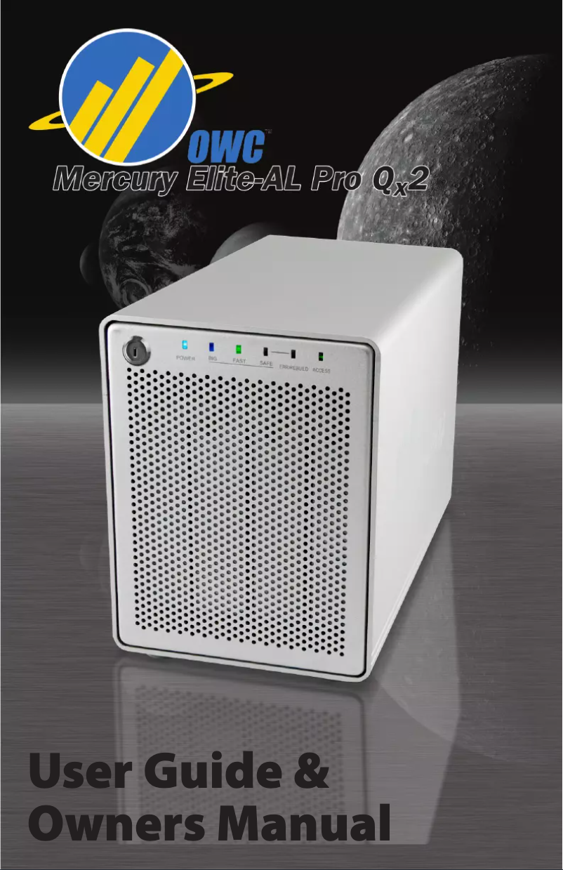 Image de la première page du manuel de l'appareil Mercury Elite Pro Qx2