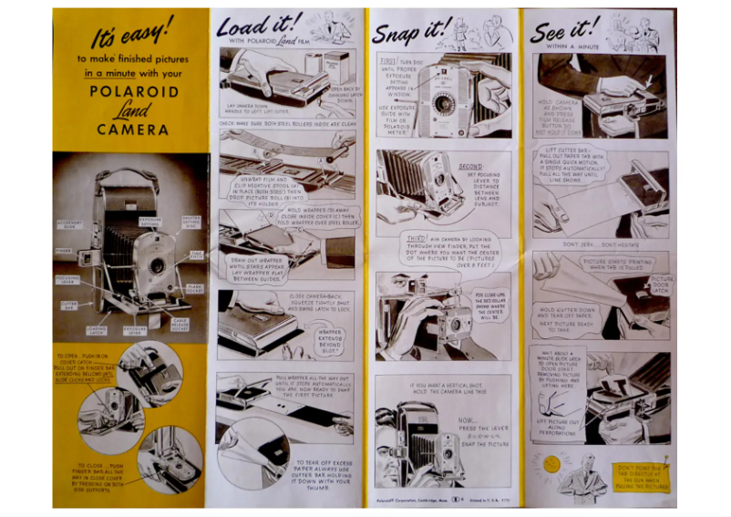 Page 1 de la notice Manuel utilisateur Polaroid 95