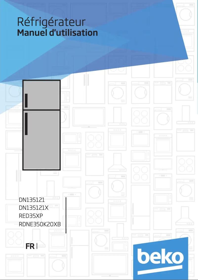 Page n°1 - Manuel utilisateur Beko RDNE350K20XB