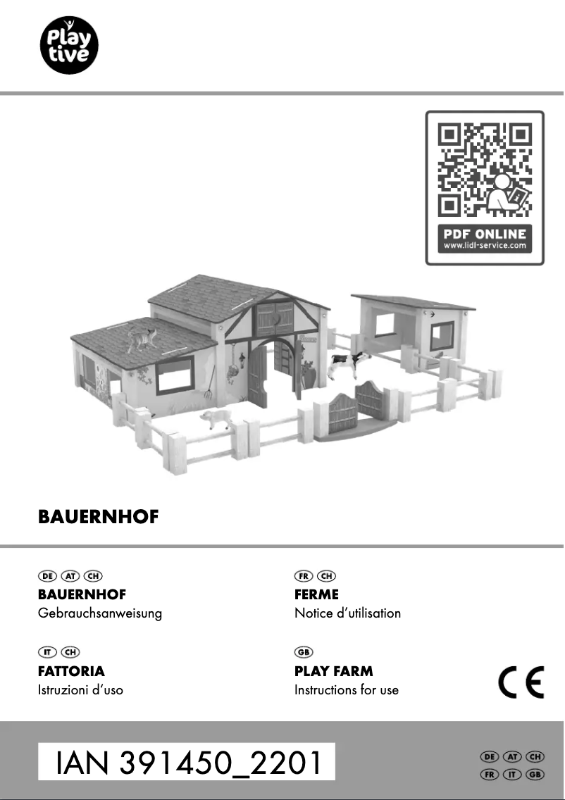 Page 1 de la notice Manuel utilisateur Playtive IAN 391450