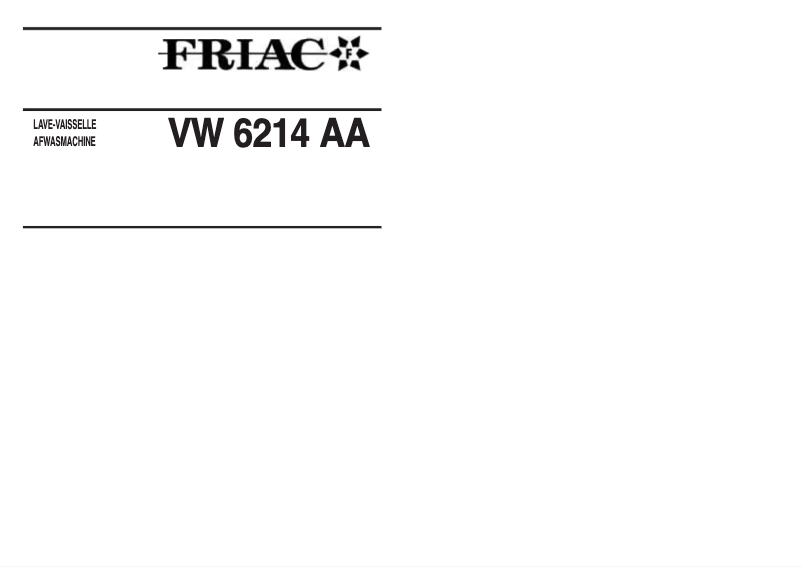 Imagen de la primera página del manual del dispositivo VW 6214 AA