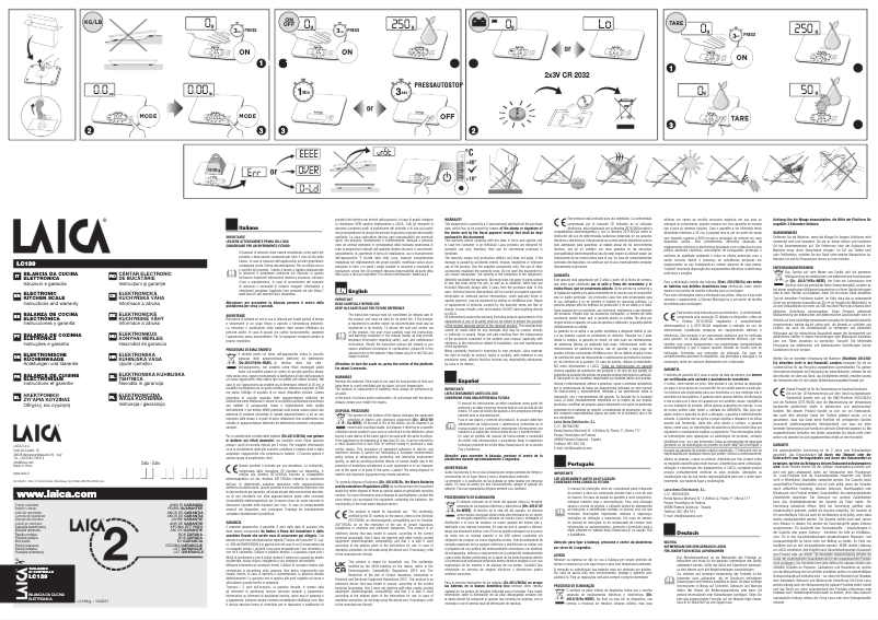 Página 1 del manual Manual de usuario Laica KS5016