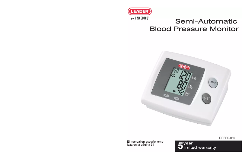 Page 1 de la notice Manuel utilisateur Leader LDRBPS-060