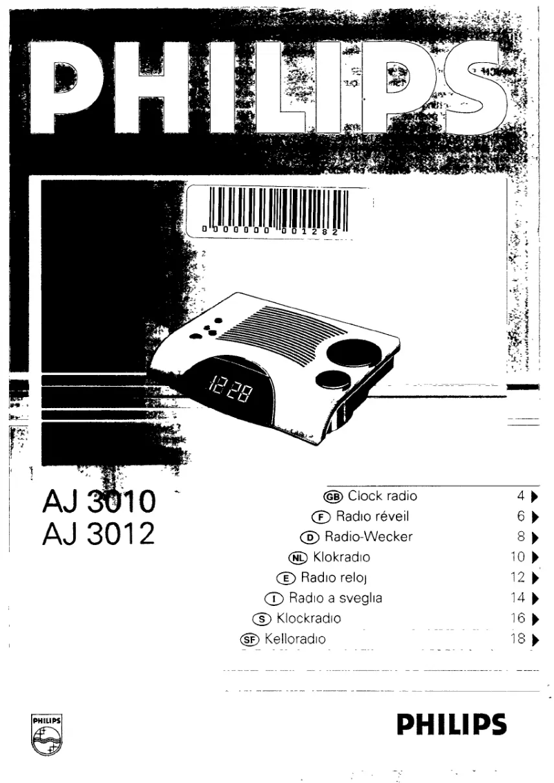 Page n°1 - Manuel utilisateur Philips AJ3010