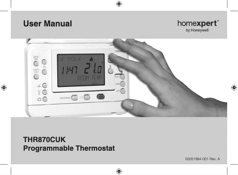 Image de la première page du manuel de l'appareil Homexpert THR870CUK