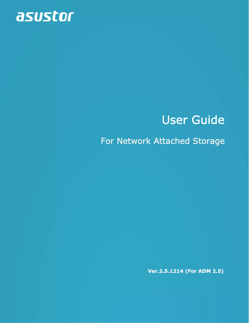 Page n°1 - Manuel utilisateur Asustor AS7010T-I5