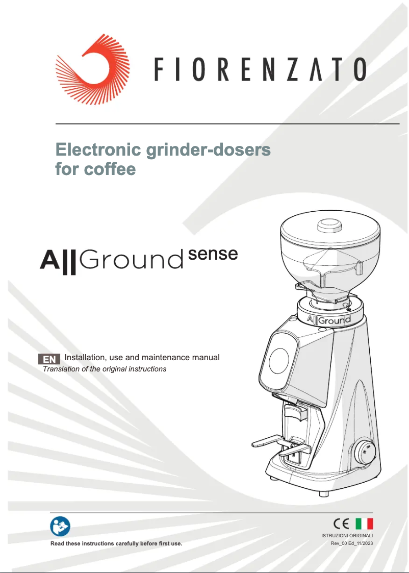 Image de la première page du manuel de l'appareil AllGround Sense