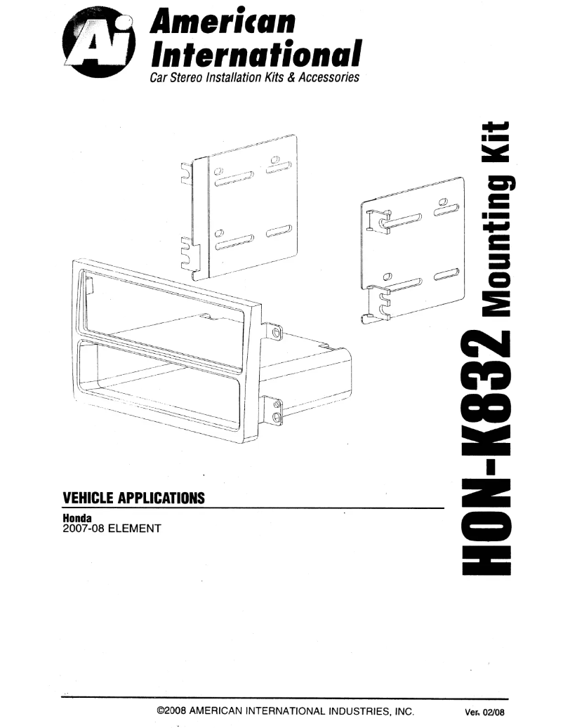 Image de la première page du manuel de l'appareil HONK832