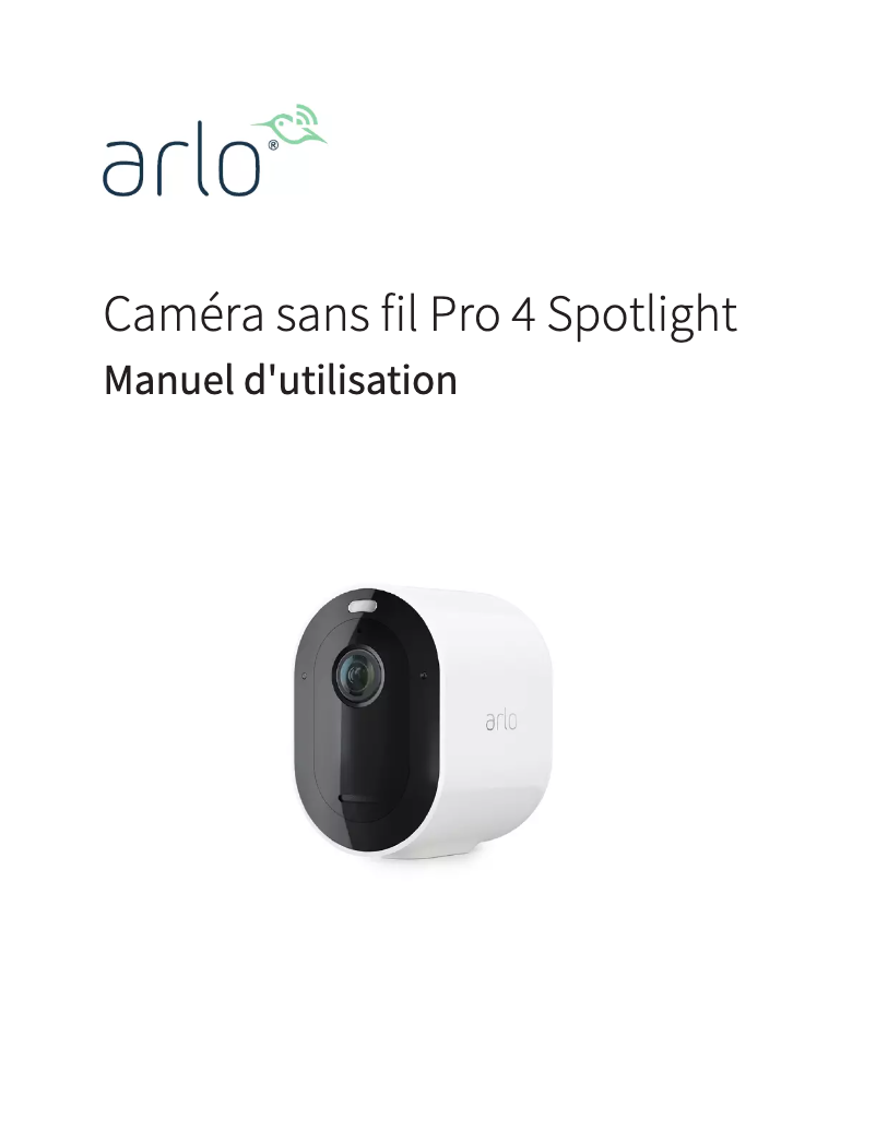 Image de la première page du manuel de l'appareil Pro 4