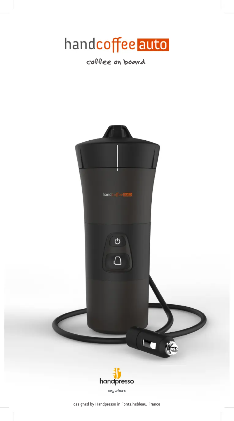 Page n°1 - Manuel utilisateur Handpresso Handcoffee Auto