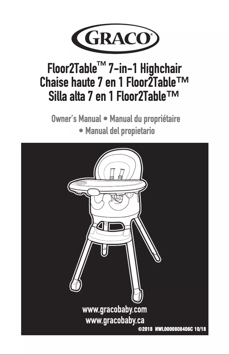 Page 1 de la notice Manuel utilisateur Graco Floor2Table