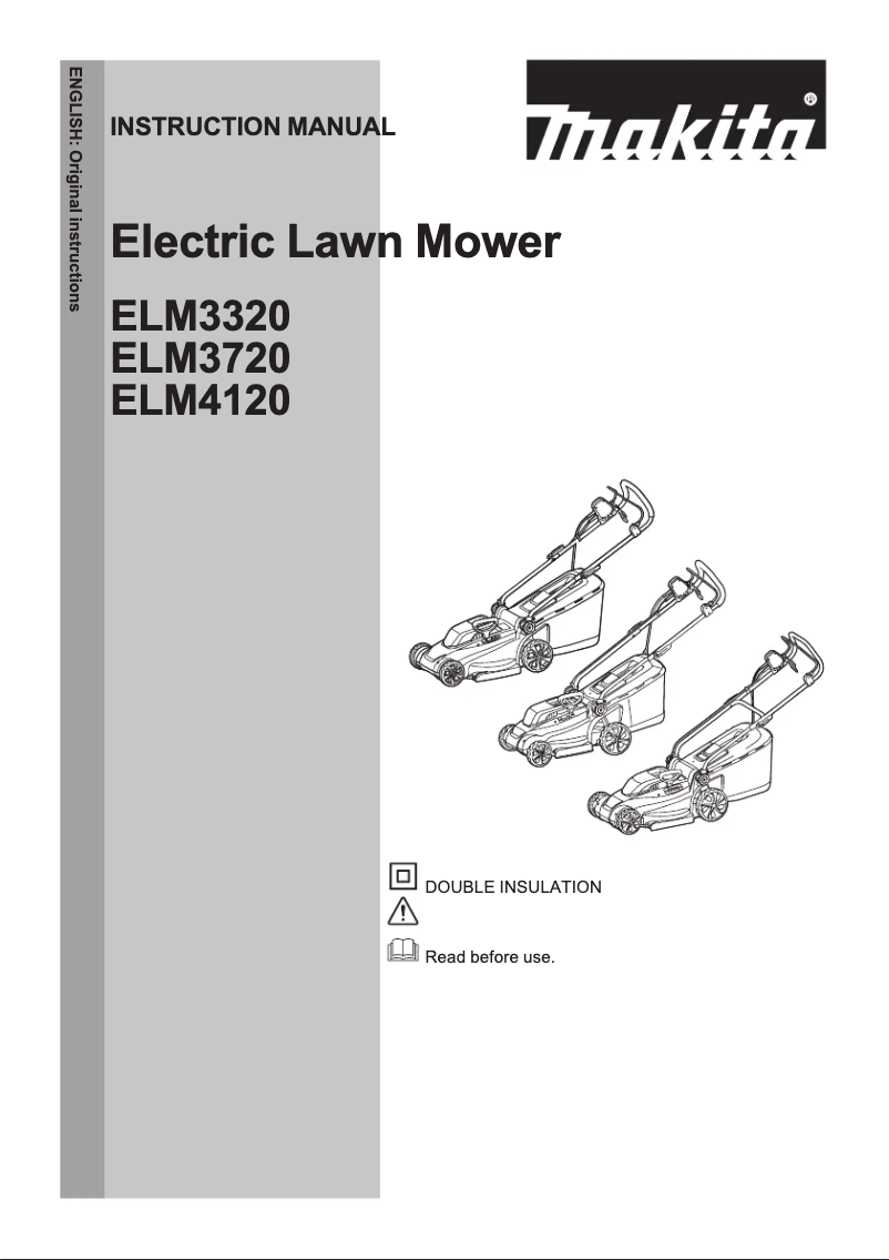 Page 1 de la notice Manuel utilisateur Makita ELM3720X