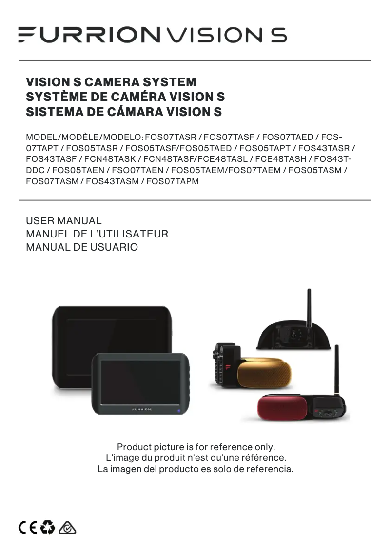 Page n°1 - Manuel utilisateur Furrion Vision S FOS07TASF