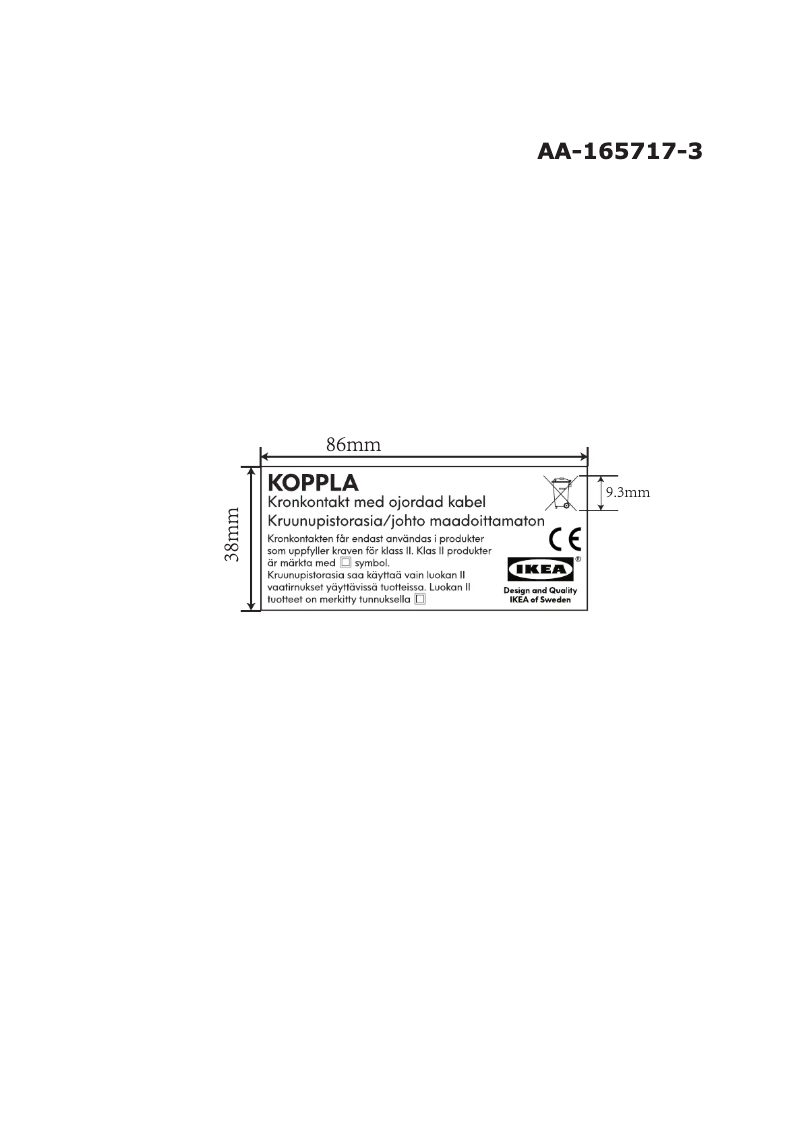 Image de la première page du manuel de l'appareil KOPPLA 200.826.41