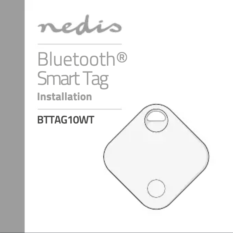 Page 1 de la notice Manuel utilisateur Nedis BTTAG10WT