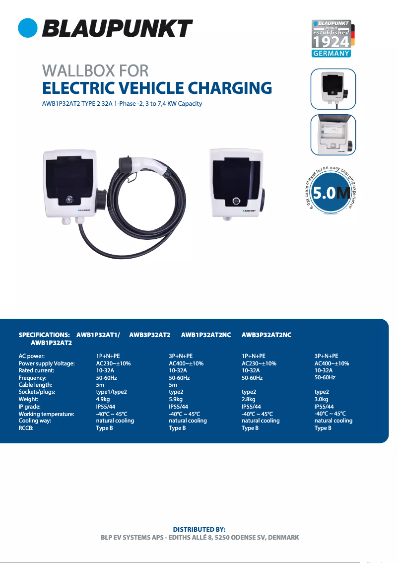 Image de la première page du manuel de l'appareil AWB3P32AT2