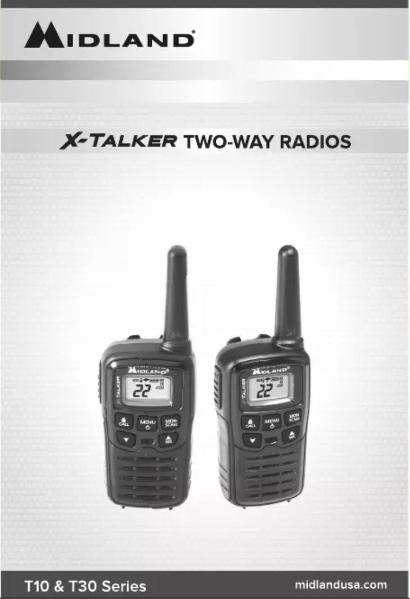 Image de la première page du manuel de l'appareil X-Talker T31VP