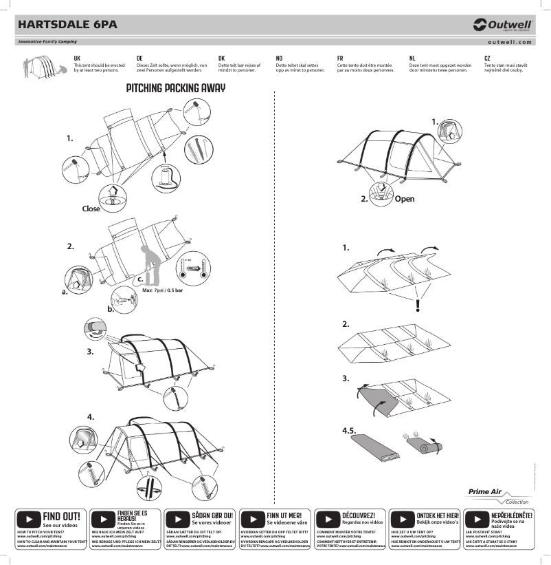 Image de la première page du manuel de l'appareil Hartsdale 6PA