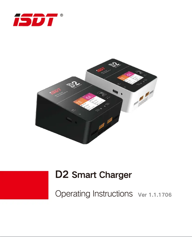 Page 1 de la notice Manuel utilisateur ISDT D2