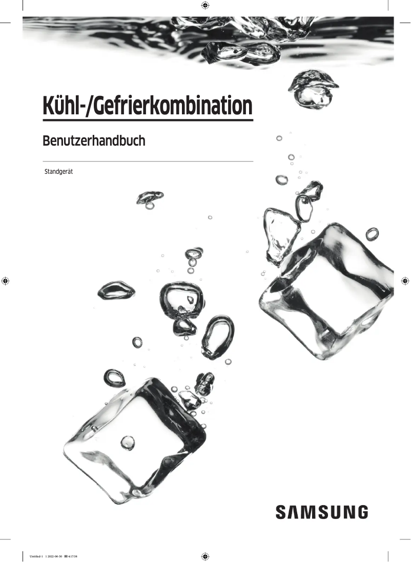 Page 1 de la notice Manuel utilisateur Samsung RF65A967FSG