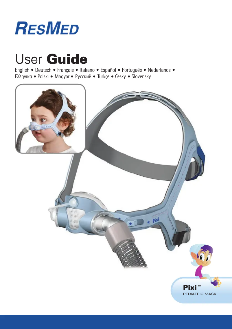 Page n°1 - Manuel utilisateur ResMed Pixi