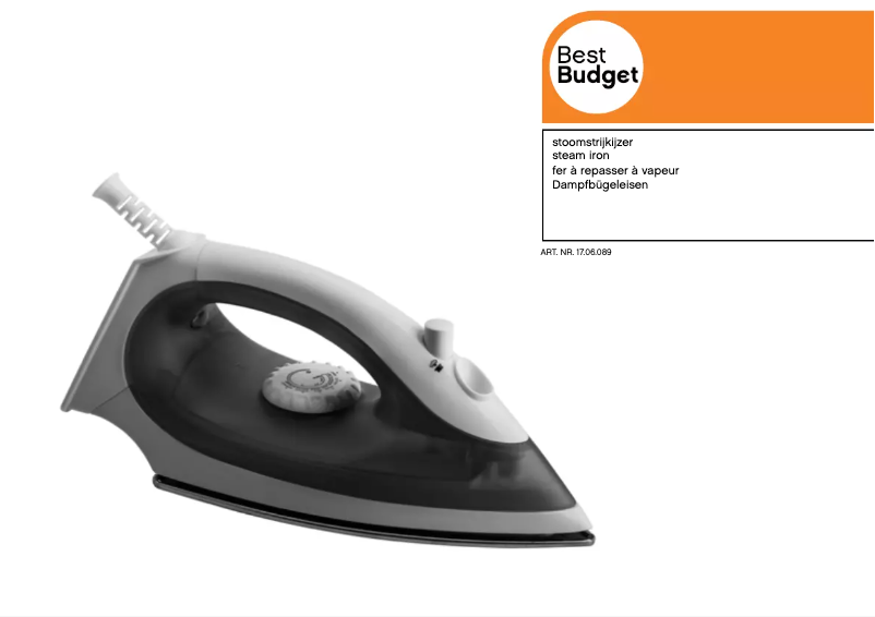 Page n°1 - Manuel utilisateur Best Budget 17.06.089